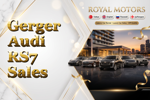 Gerger Audi RS7 Sales