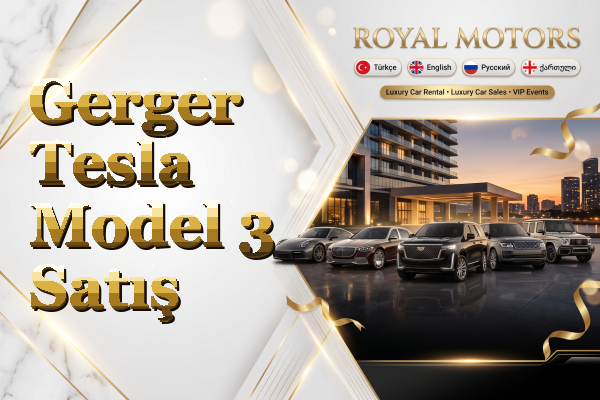 Gerger Tesla Model 3 Satış