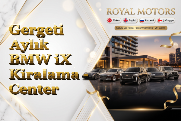 Gergeti Aylık BMW iX Kiralama - Center