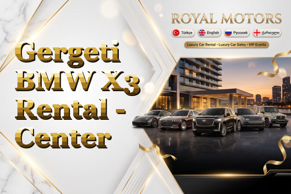 Gergeti BMW X3 Rental - Center