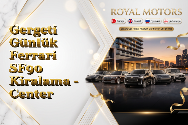 Gergeti Günlük Ferrari SF90 Kiralama - Center