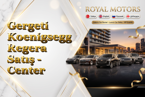 Gergeti Koenigsegg Regera Satış - Center