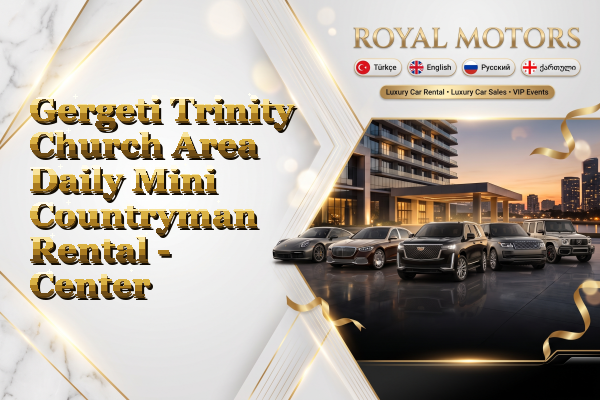 Gergeti Trinity Church Area Daily Mini Countryman Rental - Center