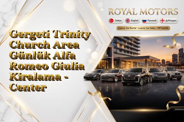 Gergeti Trinity Church Area Günlük Alfa Romeo Giulia Kiralama - Center