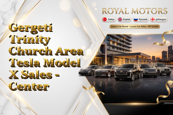 Gergeti Trinity Church Area Tesla Model X Sales - Center