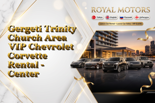 Gergeti Trinity Church Area VIP Chevrolet Corvette Rental - Center