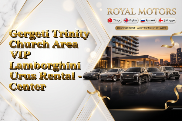 Gergeti Trinity Church Area VIP Lamborghini Urus Rental - Center