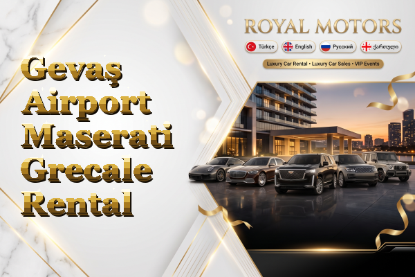 Gevaş Airport Maserati Grecale Rental