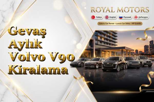 Gevaş Aylık Volvo V90 Kiralama