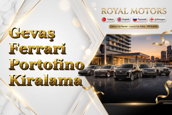 Gevaş Ferrari Portofino Kiralama