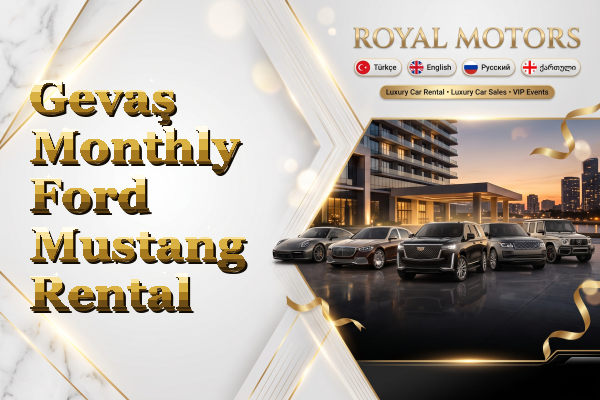 Gevaş Monthly Ford Mustang Rental