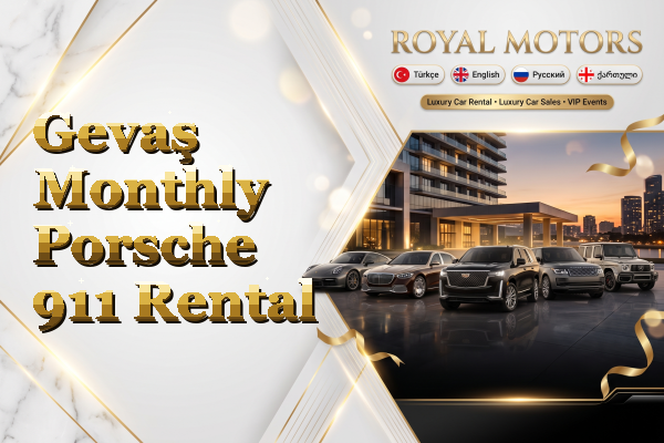 Gevaş Monthly Porsche 911 Rental