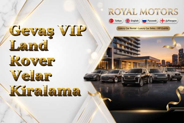 Gevaş VIP Land Rover Velar Kiralama