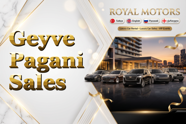 Geyve Pagani Sales