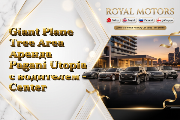 Giant Plane Tree Area Аренда Pagani Utopia с водителем - Center