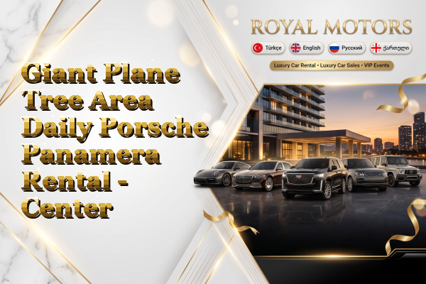 Giant Plane Tree Area Daily Porsche Panamera Rental - Center