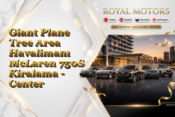 Giant Plane Tree Area Havalimanı McLaren 750S Kiralama - Center