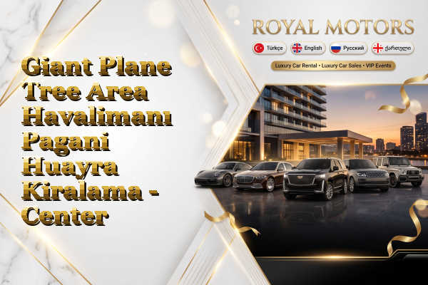 Giant Plane Tree Area Havalimanı Pagani Huayra Kiralama - Center