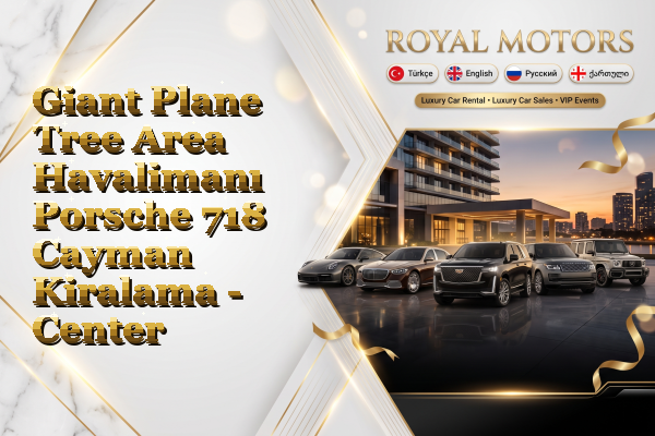 Giant Plane Tree Area Havalimanı Porsche 718 Cayman Kiralama - Center