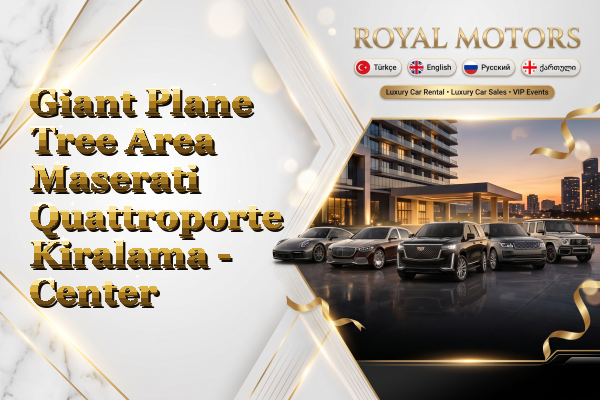 Giant Plane Tree Area Maserati Quattroporte Kiralama - Center