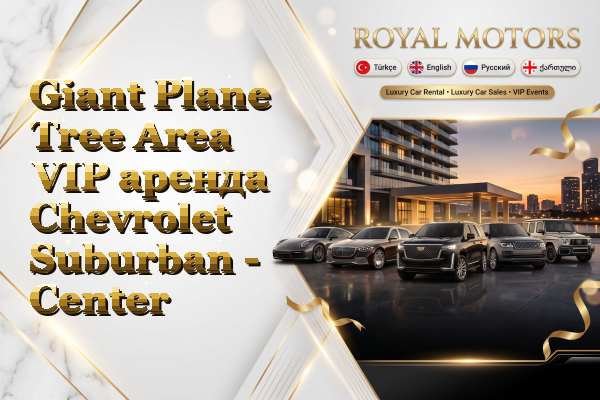 Giant Plane Tree Area VIP аренда Chevrolet Suburban - Center