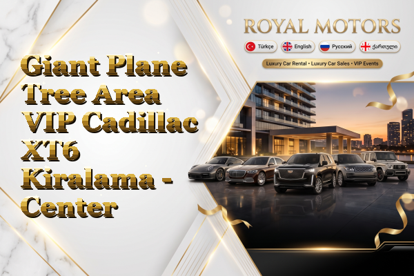 Giant Plane Tree Area VIP Cadillac XT6 Kiralama - Center
