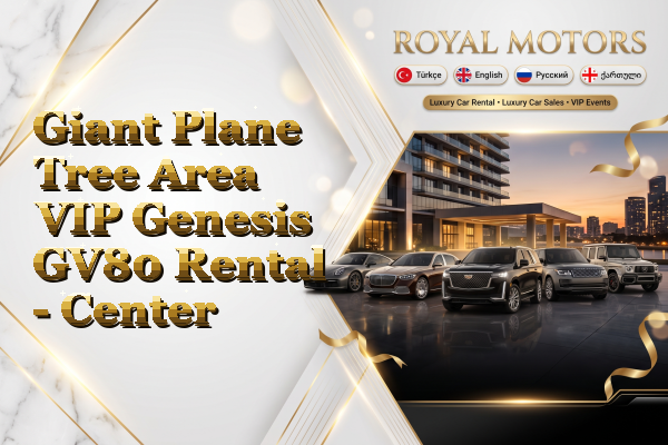 Giant Plane Tree Area VIP Genesis GV80 Rental - Center