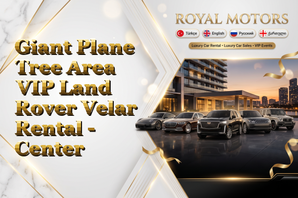 Giant Plane Tree Area VIP Land Rover Velar Rental - Center