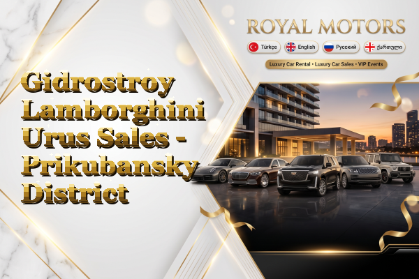 Gidrostroy Lamborghini Urus Sales - Prikubansky District
