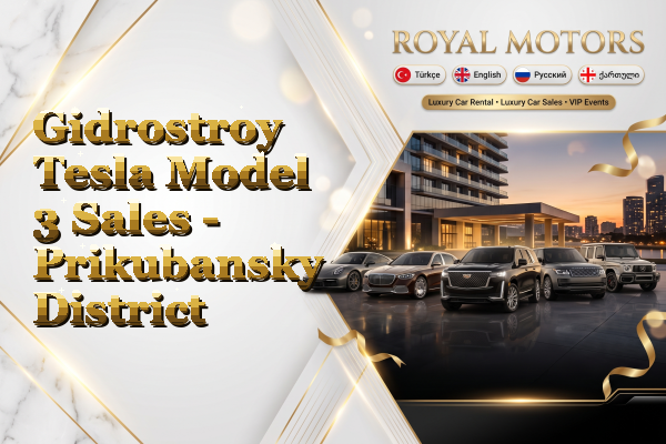 Gidrostroy Tesla Model 3 Sales - Prikubansky District