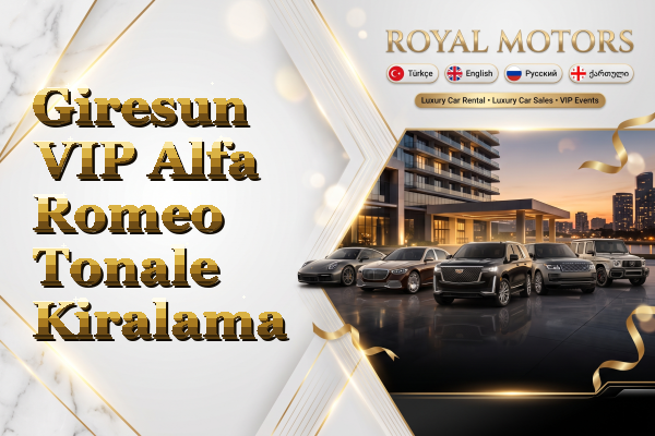 Giresun VIP Alfa Romeo Tonale Kiralama
