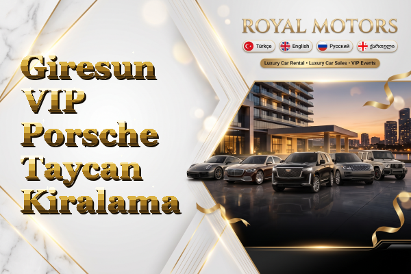 Giresun VIP Porsche Taycan Kiralama