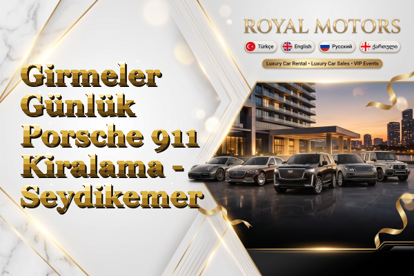 Girmeler Günlük Porsche 911 Kiralama - Seydikemer