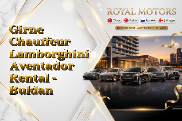 Girne Chauffeur Lamborghini Aventador Rental - Buldan