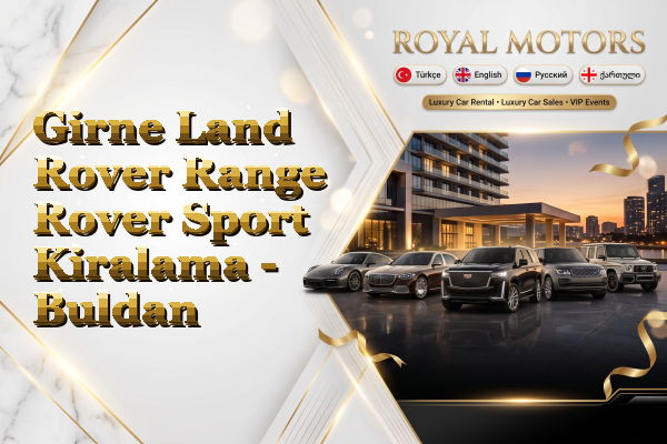Girne Land Rover Range Rover Sport Kiralama - Buldan