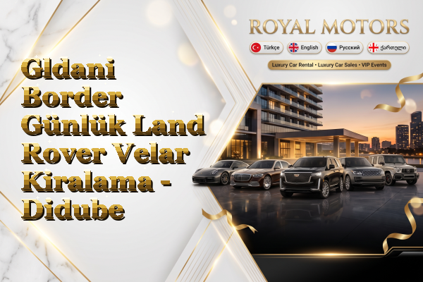 Gldani Border Günlük Land Rover Velar Kiralama - Didube