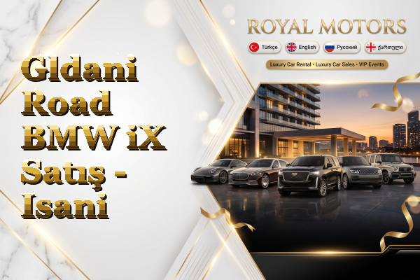 Gldani Road BMW iX Satış - Isani