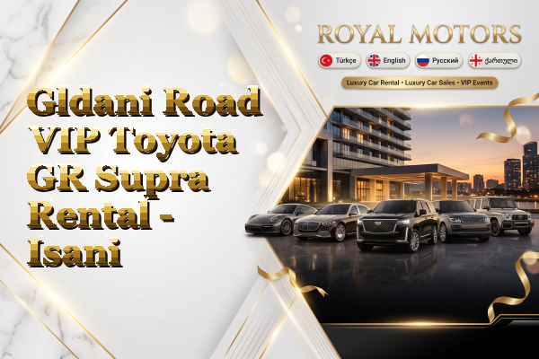 Gldani Road VIP Toyota GR Supra Rental - Isani