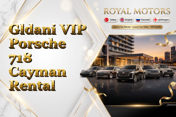 Gldani VIP Porsche 718 Cayman Rental