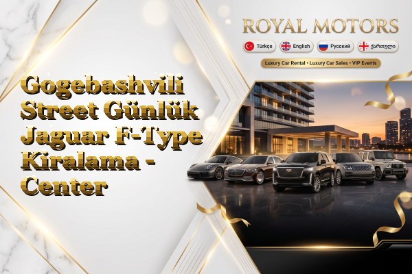 Gogebashvili Street Günlük Jaguar F-Type Kiralama - Center