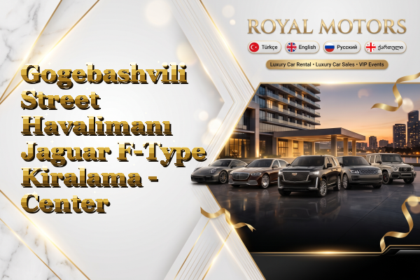 Gogebashvili Street Havalimanı Jaguar F-Type Kiralama - Center