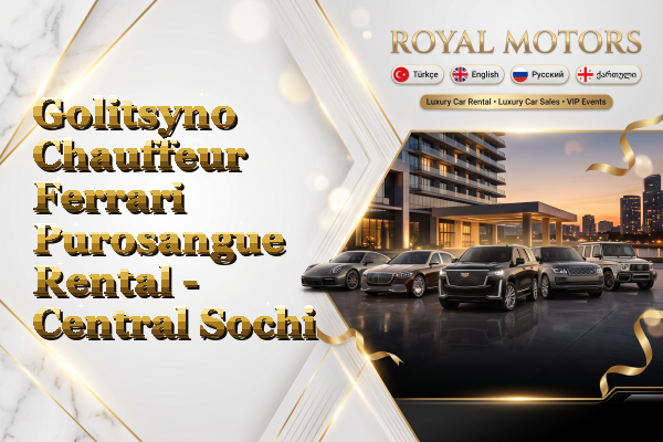Golitsyno Chauffeur Ferrari Purosangue Rental - Central Sochi