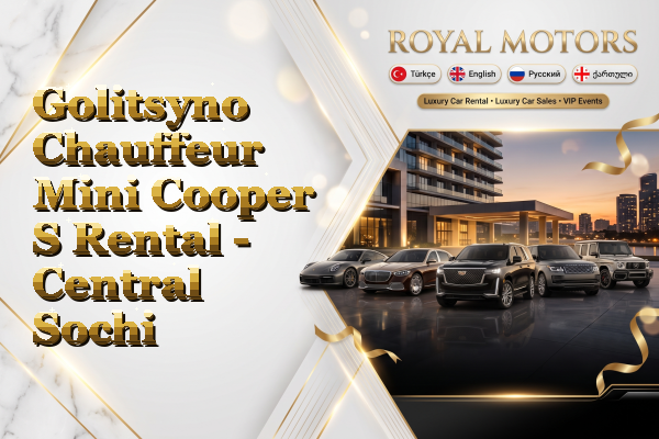 Golitsyno Chauffeur Mini Cooper S Rental - Central Sochi