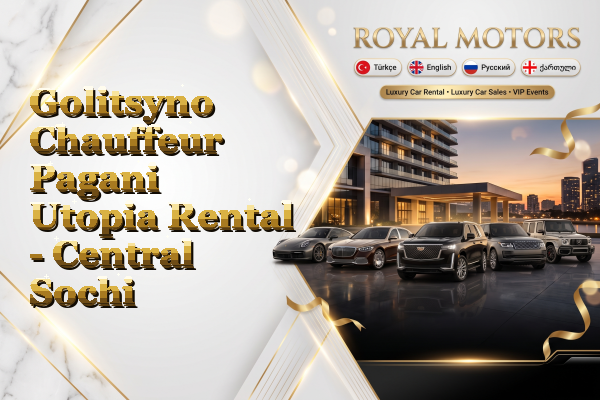 Golitsyno Chauffeur Pagani Utopia Rental - Central Sochi