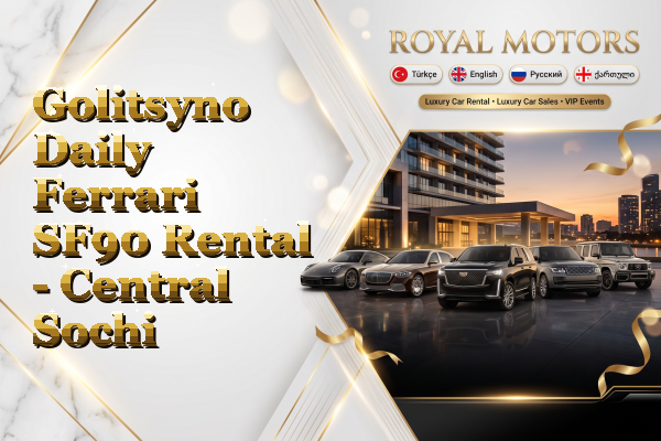 Golitsyno Daily Ferrari SF90 Rental - Central Sochi