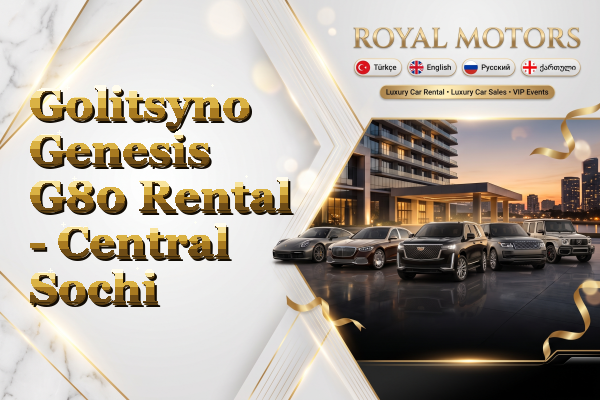 Golitsyno Genesis G80 Rental - Central Sochi