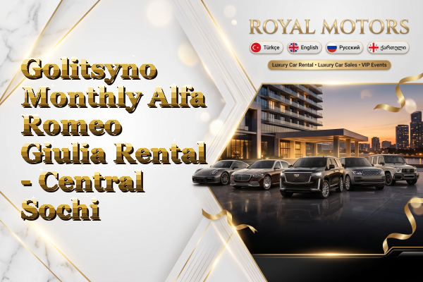 Golitsyno Monthly Alfa Romeo Giulia Rental - Central Sochi
