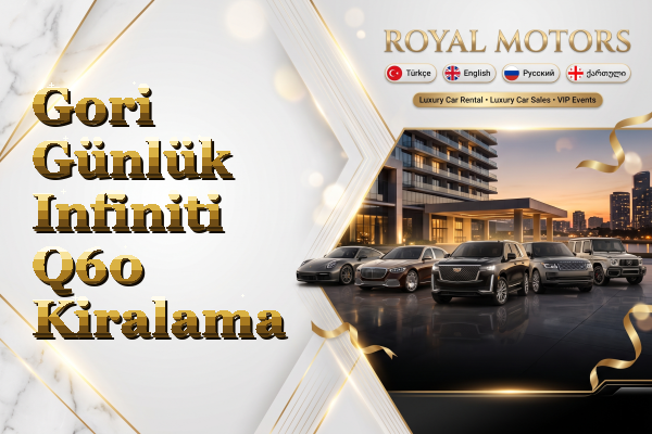Gori Günlük Infiniti Q60 Kiralama