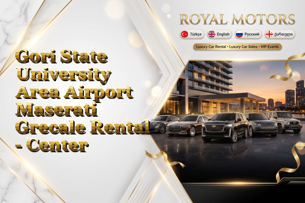 Gori State University Area Airport Maserati Grecale Rental - Center
