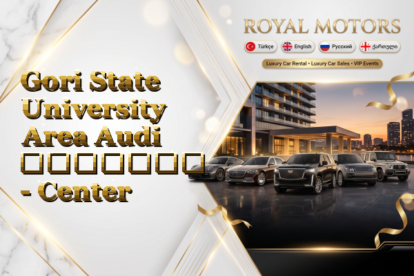 Gori State University Area Audi გაყიდვა - Center